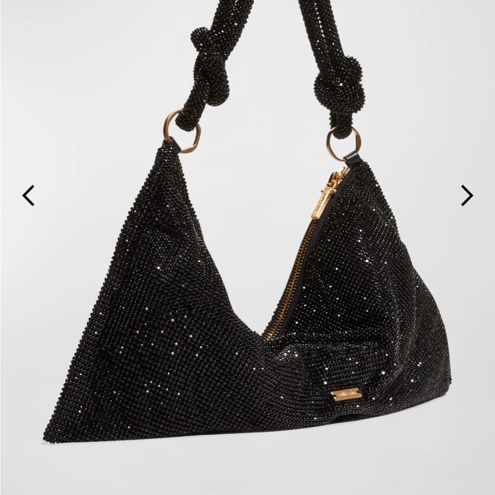 Cult Gaia Black Beaded Women's Evening Bag